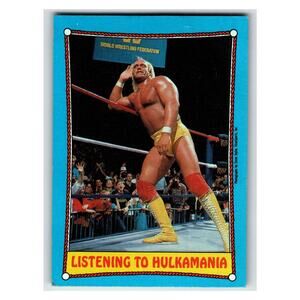 Hulk Hogan WWF 1987 Ringside Action Wrestling Card Topps #38 Vintage